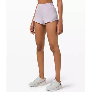 Lululemon Hotty Hot High Rise Short 2.5" Lined Shorts (Lavender Dew)
